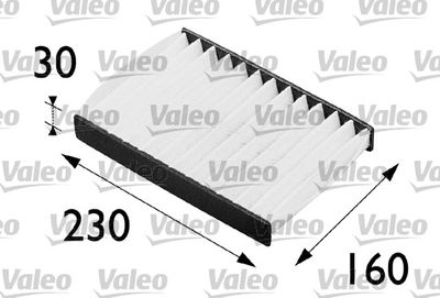 Filter, cabin air VALEO 698255