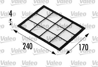 Filter, cabin air VALEO 698690