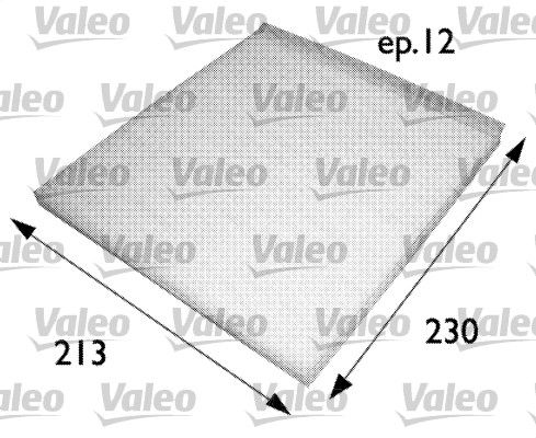 VALEO 698691 Filter, cabin air