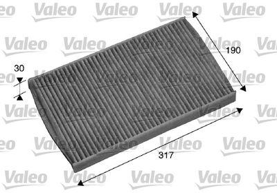 Filter, cabin air VALEO 698751