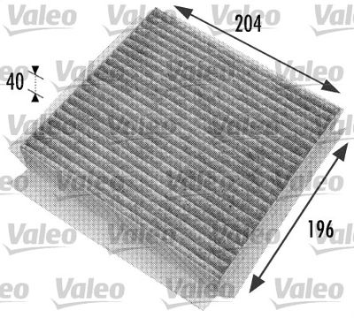 Filter, cabin air VALEO 698774