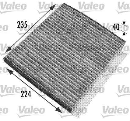 VALEO 698778 Filter, cabin air