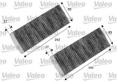 Filter, cabin air VALEO 698873