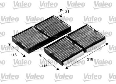 Filter, cabin air VALEO 698890