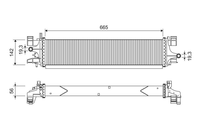 VALEO 701249 Radiator, engine cooling
