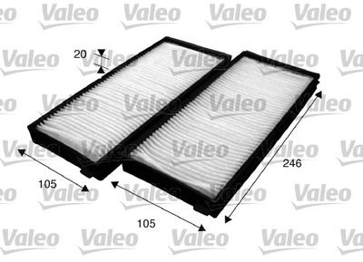 Filter, cabin air VALEO 715618