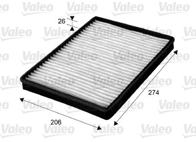 Filter, cabin air VALEO 715654