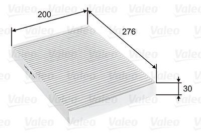 Filter, cabin air VALEO 715749