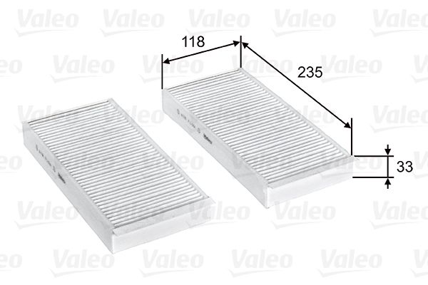 VALEO 715812 Filter, cabin air