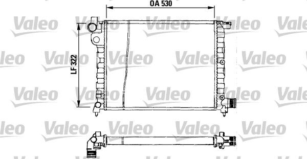 VALEO 730569 Radiator, engine cooling
