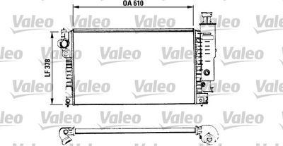 Radiator, engine cooling VALEO 730575