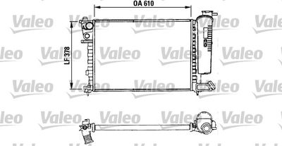 Radiator, engine cooling VALEO 730630