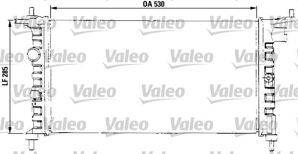 VALEO 731013 Radiator, engine cooling