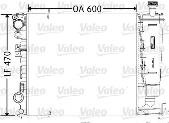 VALEO 731165 Radiator, engine cooling