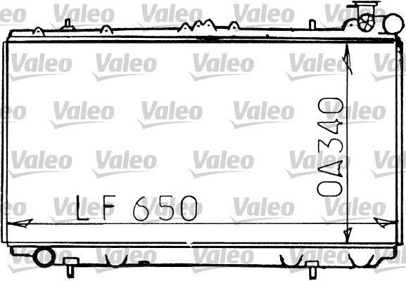 VALEO 731193 Radiator, engine cooling