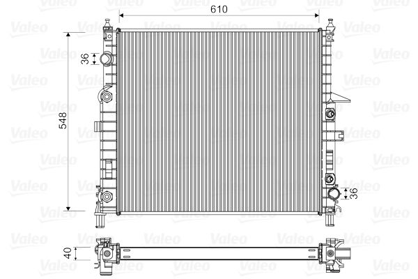 VALEO 732315 Radiator, engine cooling
