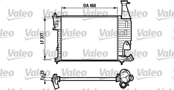 VALEO 732564 Radiator, engine cooling