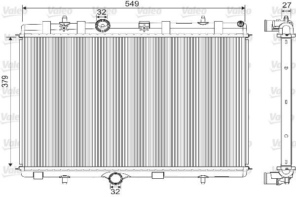 VALEO 733101 Radiator, engine cooling