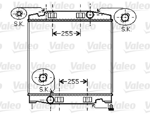 VALEO 733411 Radiator, engine cooling