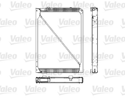Radiator, engine cooling VALEO 733484