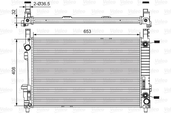 VALEO 734378 Radiator, engine cooling