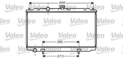 Radiator, engine cooling VALEO 734737