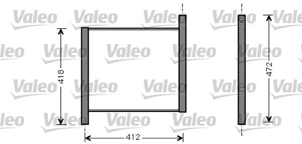 VALEO 734848 Radiator, engine cooling