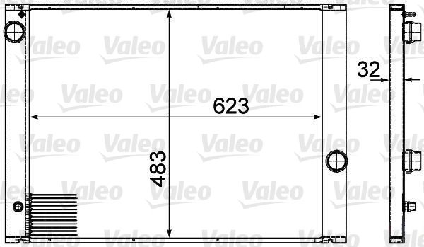 VALEO 735477 Radiator, engine cooling