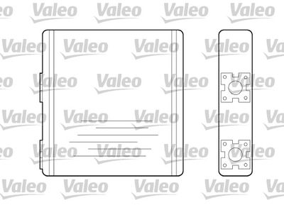 Heat Exchanger, interior heating VALEO 812108