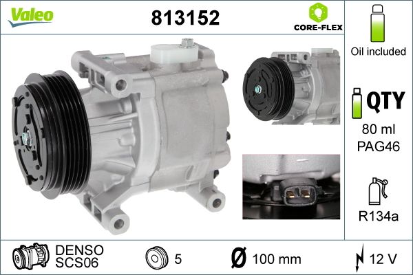 VALEO 813152 Compressor, air conditioning