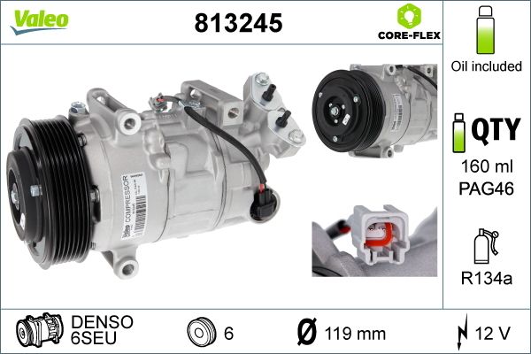 VALEO 813245 Compressor, air conditioning