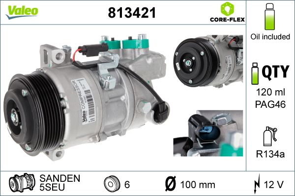 VALEO 813421 Compressor, air conditioning