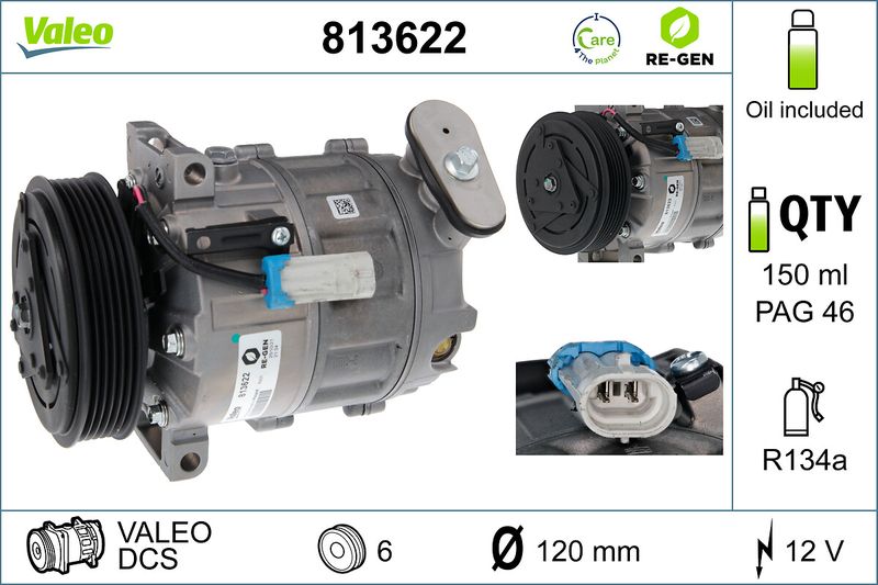VALEO 813622 Compressor, air conditioning