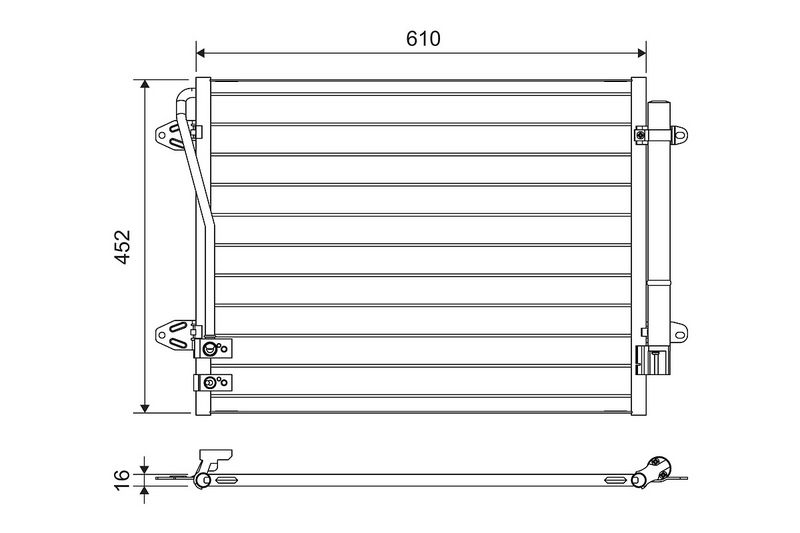 VALEO 814039 Condenser, air conditioning