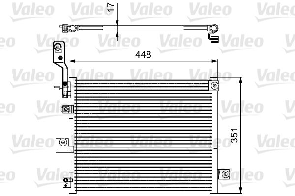 VALEO 814084 Condenser, air conditioning