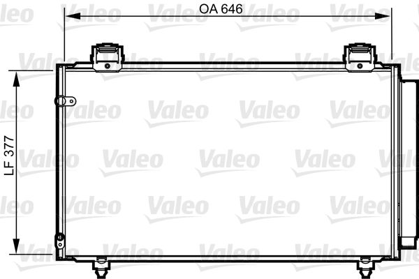 VALEO 814210 Condenser, air conditioning
