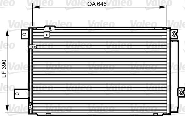 VALEO 814213 Condenser, air conditioning