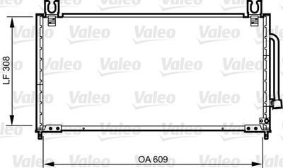 Condenser, air conditioning VALEO 814257