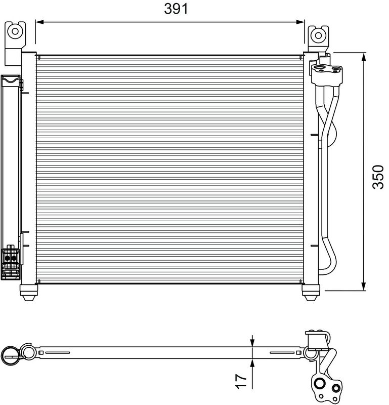 VALEO 814299 Condenser, air conditioning