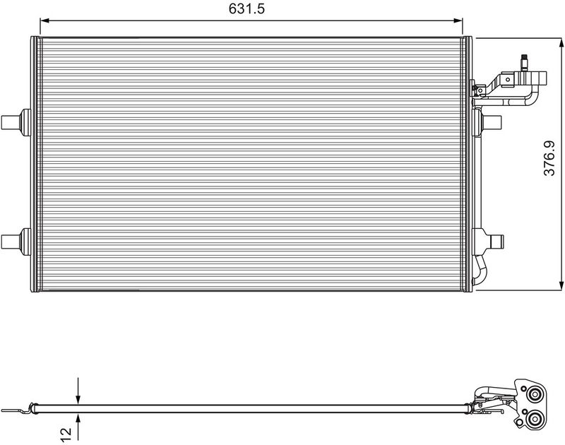 VALEO 814323 Condenser, air conditioning