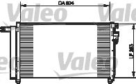 VALEO 814349 Condenser, air conditioning