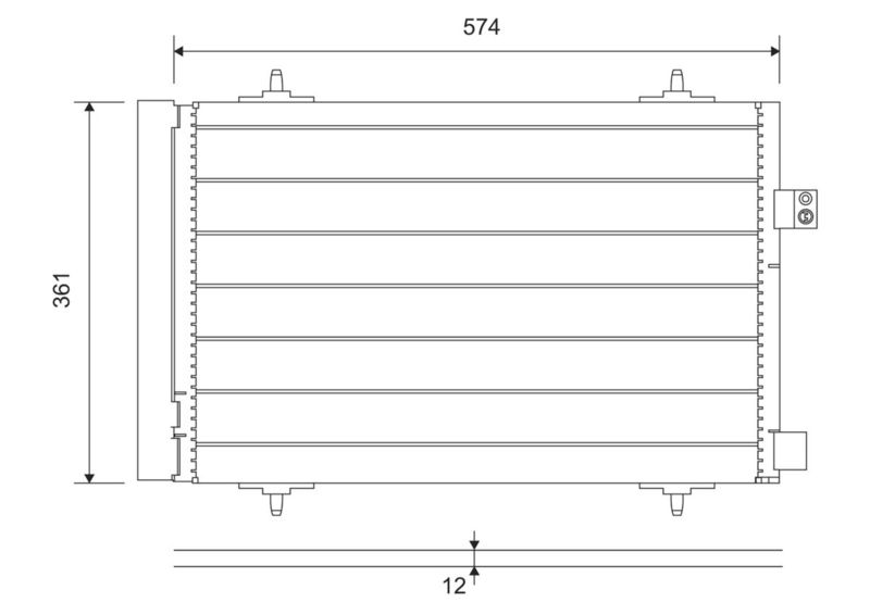 VALEO 814363 Condenser, air conditioning