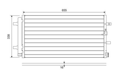 Condenser, air conditioning VALEO 814370