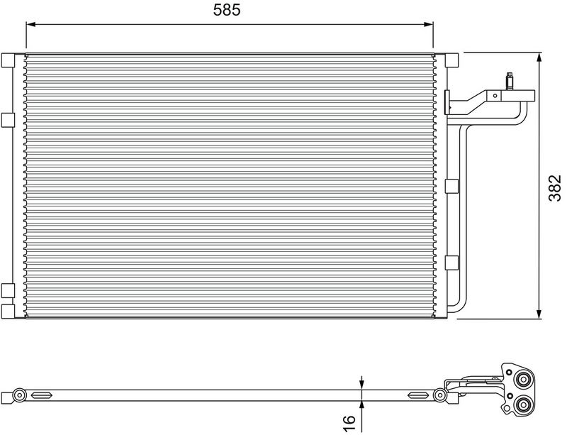 VALEO 814416 Condenser, air conditioning