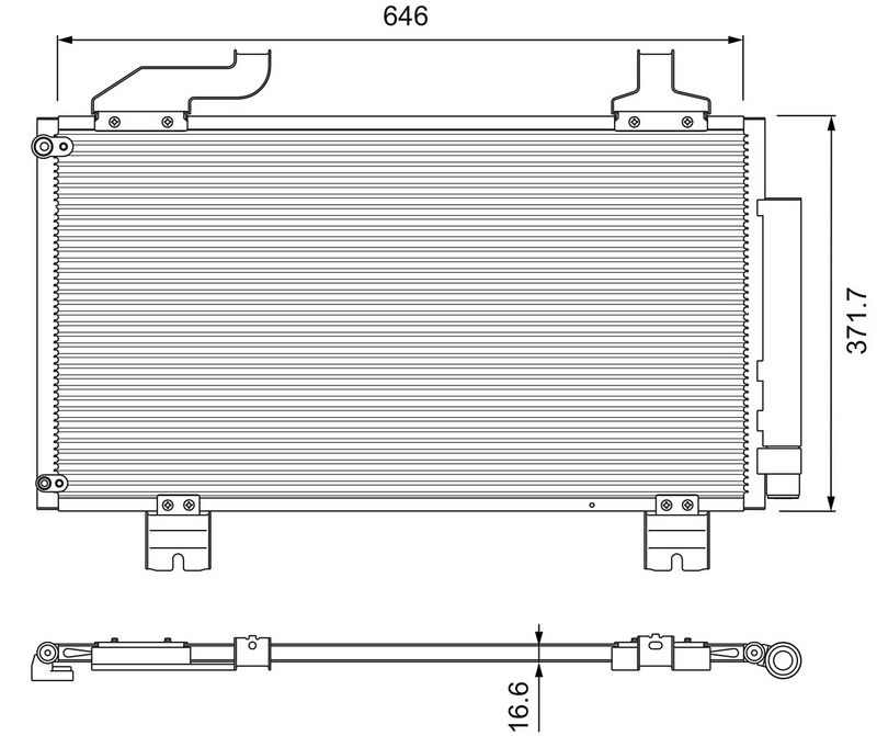 VALEO 814417 Condenser, air conditioning