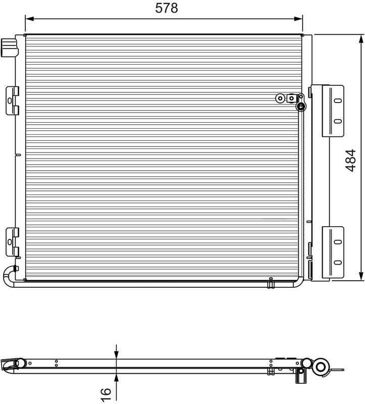 VALEO 815060 Condenser, air conditioning