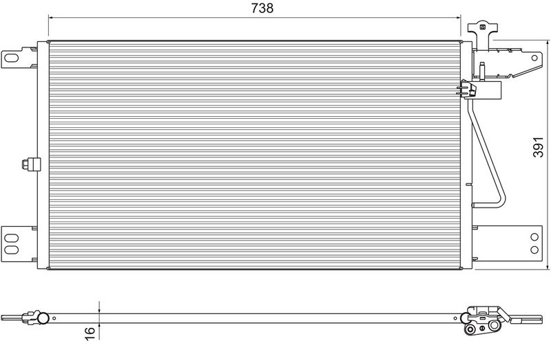 VALEO 815065 Condenser, air conditioning