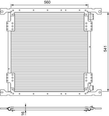 Condenser, air conditioning VALEO 815088