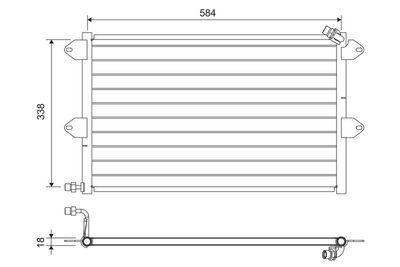 Condenser, air conditioning VALEO 816908