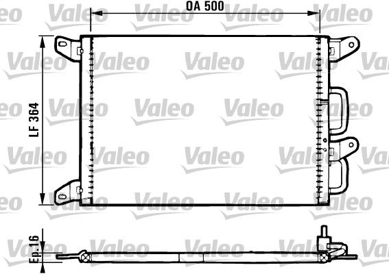 VALEO 816985 Condenser, air conditioning